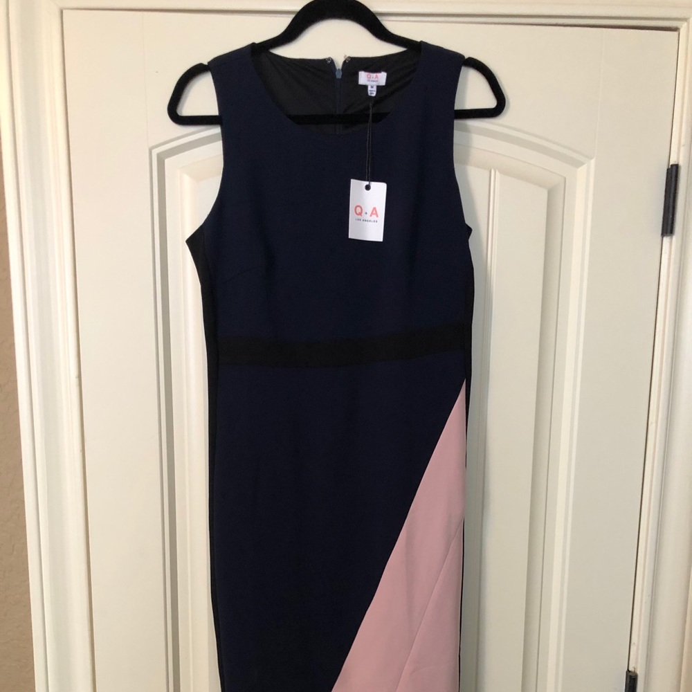 Q & A LA brand busi attire Blk and mauve. Sz-10